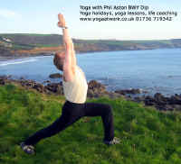 Yoga holidays with Phil Aston BWY Dip 01736 719342